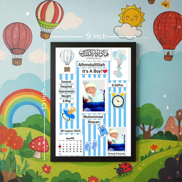 Handcrafted Black Baby Frame by Vintoria