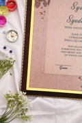 Anmol Custom Nikah Frame #1