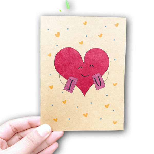 I <3 U Card
