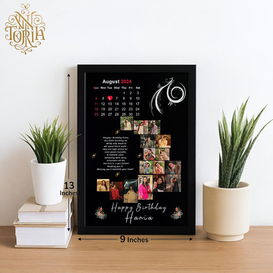 Personalized Birthday Frame – Memory Gift for Family