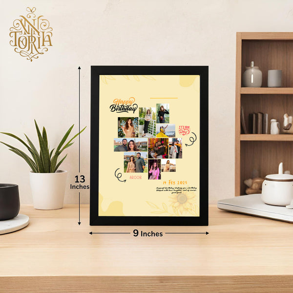 Birthday Photo Frame – Personalized Gift for Loved Ones
