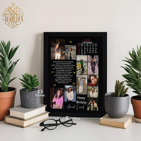 Premium Birthday Frame – Personalized Memory Gift