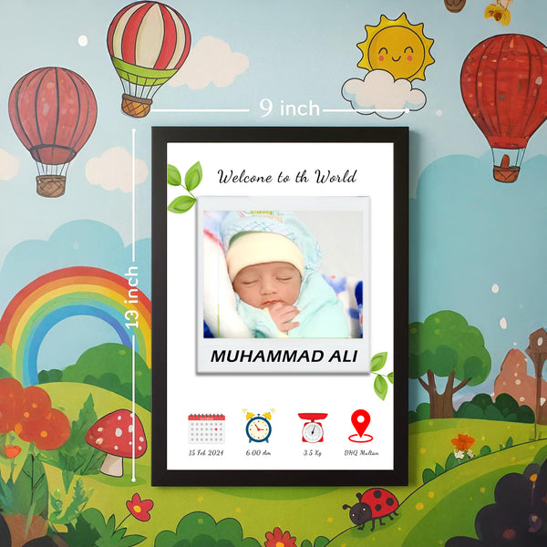 Vintoria Personalized Baby Frame