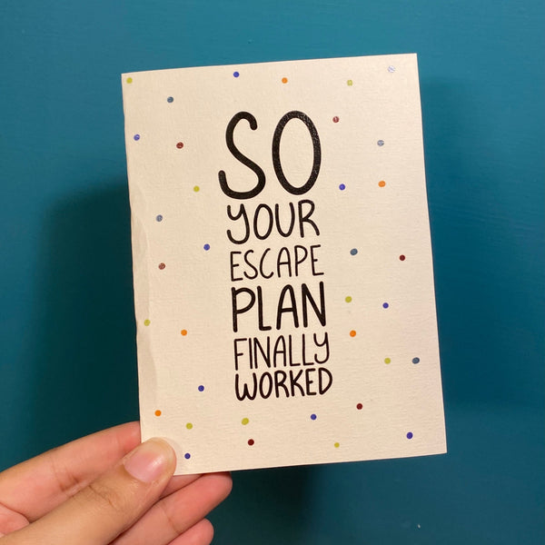 Escape Plan Card ✈️