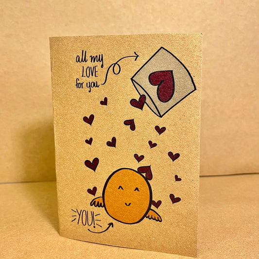 All My Love For You Card