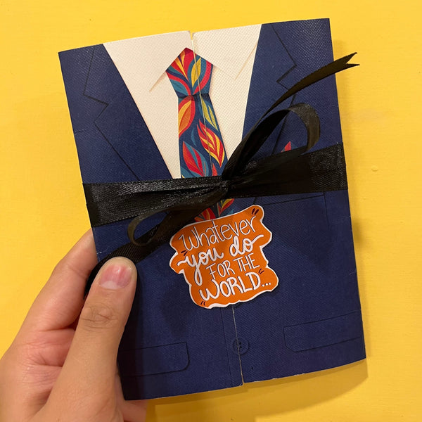 Dad’s Suit Mirror Card