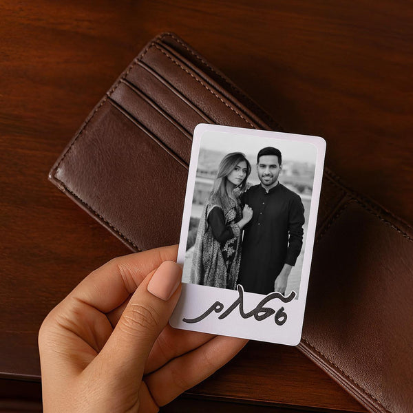 Couple Wallet Card – Romantic Metal Card Gift for Him or Her