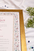 Virsa Custom Nikah Frame #12