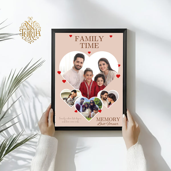 Premium Family Photo Frame – Elegant Wall Display