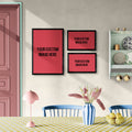 Custom Wall Frame Set | 3 Pcs